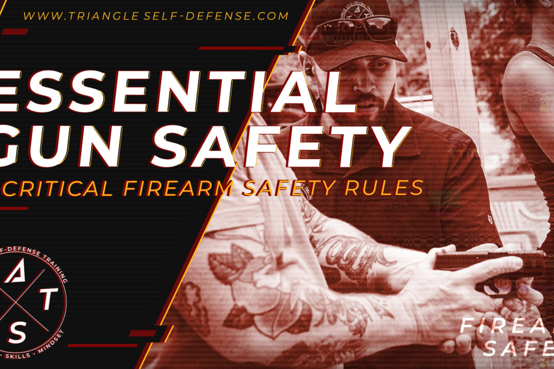 Firearms instructor teaching the firearm safety rules to new students