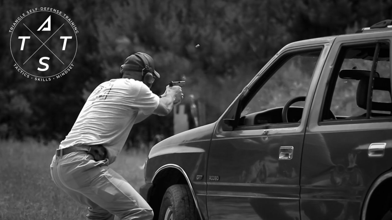 Private firearms training lessons with marine corps veteran shooter with triangle self-defense and tactical training in Durham, NC